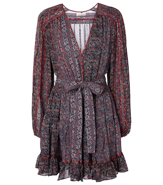Eleni floral silk minidress | Ulla Johnson