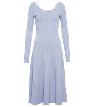 Midikleid White Label aus Wolle | Proenza Schouler