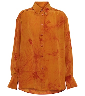 White Label tie-dye silk shirt | Proenza Schouler
