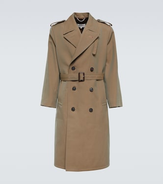 Gabardina cruzada de lana | Maison Margiela