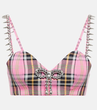 Bustier-Top aus einem Wollgemisch | Area