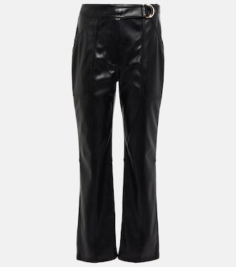 Pantalon Baxter à taille-haute en cuir synthétique | Simkhai