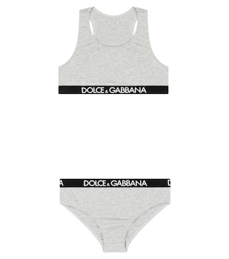 Set de sujetador deportivo y bragas | Dolce&Gabbana Kids