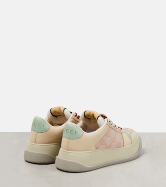 Screener GG canvas and leather sneakers | Gucci