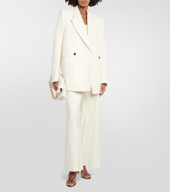 Veste de smoking Malek rayée en coton | Khaite
