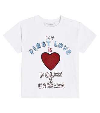 Baby - T-shirt in misto cotone | Dolce&Gabbana Kids