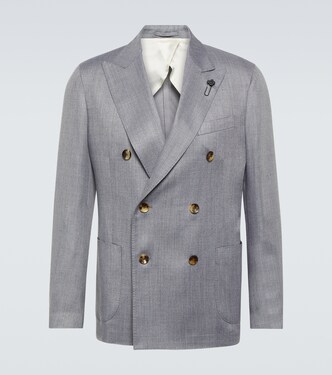 Blazer aus Kaschmir, Seide und Wolle | Lardini