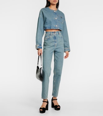 Sandali in velluto con plateau | Prada