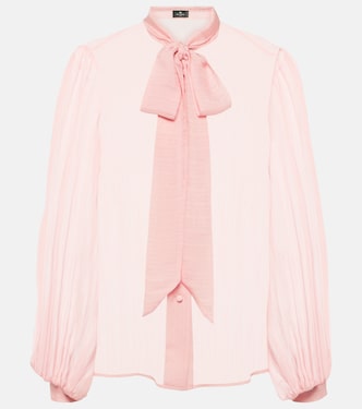 Blusa de seda con detalle de lazo | Etro