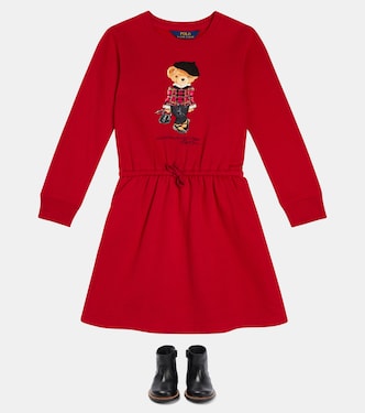 Kleid Polo Bear aus einem Baumwollgemisch | Polo Ralph Lauren Kids