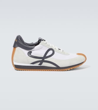 Flow Runner suede-trimmed sneakers | Loewe
