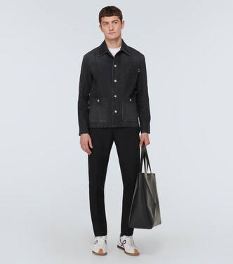 Flow Runner suede-trimmed sneakers | Loewe