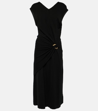 Vestido midi de lana virgen | Jil Sander