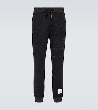 Pantaloni sportivi in cotone e seta 4-Bar | Thom Browne