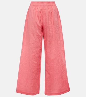 Pantaloni Mika in cotone a gamba larga | Jade Swim