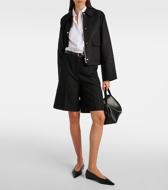 Mid-rise bermuda shorts | Toteme