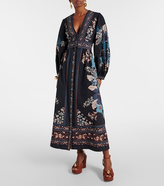 Blossom Tapestry cotton midi dress | Farm Rio