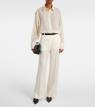 Camicia in lana trasparente | Toteme