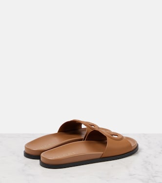 Pantoletten Gucci Cut aus Leder | Gucci
