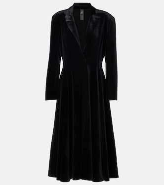 Midikleid aus Samt | Norma Kamali