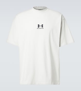 X Under Armour® T-Shirt aus Baumwoll-Jersey | Balenciaga