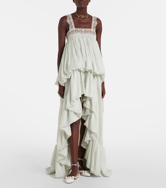 Cocktailkleid aus Seide mit Spitze | Chloé