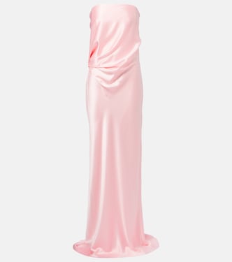 Vestido de fiesta de seda drapeado  | The Sei