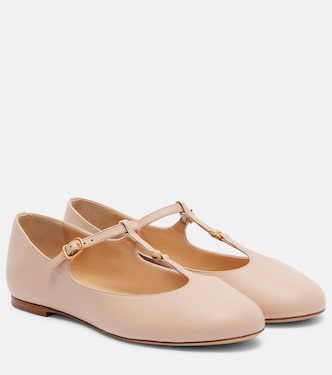 Marcie leather Mary Jane flats | Chloé