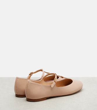 Marcie leather Mary Jane flats | Chloé