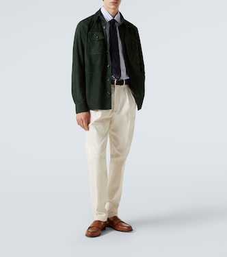 Sobrecamisa Barron de ante | Ralph Lauren Purple Label