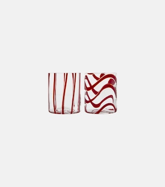 Cyrus Set of 2 glass tumblers | NasonMoretti