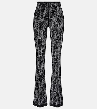 Lace flared pants  | Norma Kamali