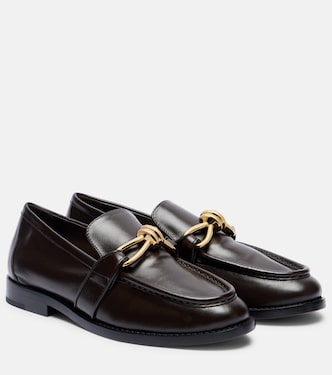 Astaire Knot皮革乐福鞋 | Bottega Veneta