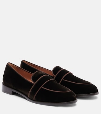Loafers Martin aus Samt | Aquazzura