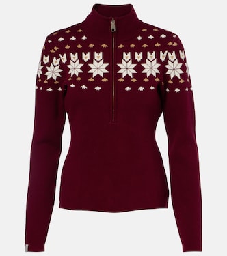 Cotton-blend half-zip sweater | The Upside