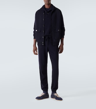 Pull à col roulé en laine et cachemire | Allude