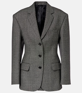 Houndstooth wool suit jacket | Acne Studios