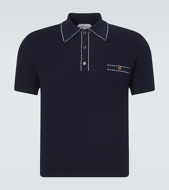 Cotton polo sweater | Versace