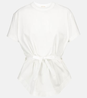 T-shirt in cotone con cintura | Alaïa