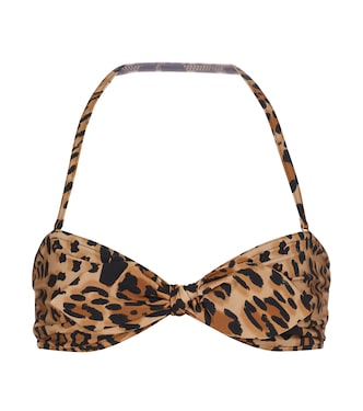 Top bikini Bree a stampa leopardata | Karla Colletto