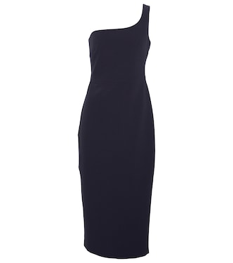 Sinead one-shoulder crêpe midi dress | Safiyaa
