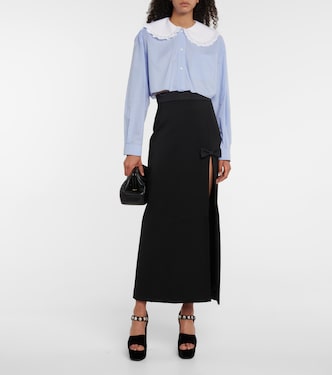 Bluse aus Baumwollpopeline | Miu Miu