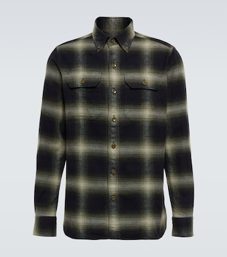 Camicia in cotone a quadri | Tom Ford