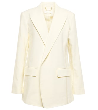 Blazer in twill di lino e seta | Chloé
