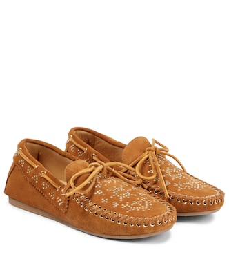 Mocassini Freen in suede con decorazione | Isabel Marant
