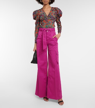 Pantalon cargo Belissa en coton | Veronica Beard