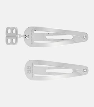 Set di 2 fermacapelli XXL | Balenciaga