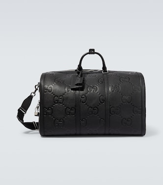 GG embossed leather duffle bag | Gucci