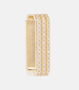 Boucle d’oreille unique Long Candy en or 18 ct et diamants | Eéra