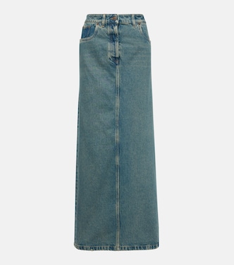 Denim maxi skirt | Prada